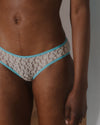 BASERANGE 25 Early Spring French Lace MUSIAL Bra/Panty Series BAS-UNMU-LA-SP25-UNDYED (TURQUOISE) Panties (BRMU)